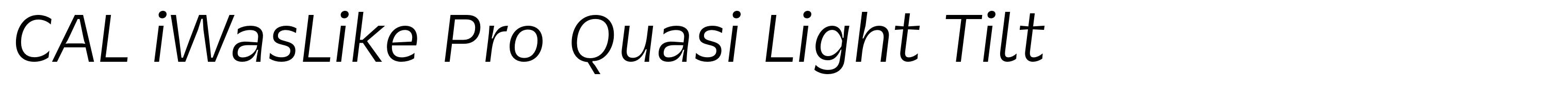 CAL iWasLike Pro Quasi Light Tilt